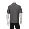 Chef Works Unisex Detroit Denim Short Sleeve Shirt Black
