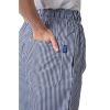 Whites Unisex Vegas Chefs Trousers Small Blue and White Check