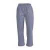 Whites Unisex Vegas Chefs Trousers Small Blue and White Check