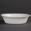 Olympia Whiteware Oval Pie Dishes 170mm (Pack of 6)