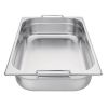 Vogue Stainless Steel Gastronorm Tray With Handles 100mm