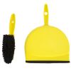 Jantex Soft Dustpan and Brush Set Yellow