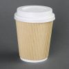 Fiesta Recyclable Coffee Cup Lids White 340ml / 12oz and 455ml / 16oz
