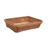 Polypropylene Brown Rattan Basket 1/2 GN