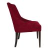 Bolero Dark Red Finesse Dining Chairs (Pack of 2)