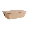 Vegware Compostable Microflute Takeaway Box 8x5