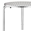 Bolero Round Stainless Steel Bistro Table 700mm