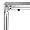 Bolero Steel and Aluminium Square Leg Table 600mm