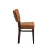 Oregon Wenge Wood and Faux Leather Dining Chair Tan (Pack of 2)