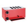 Rowlett Regent 4 Slot Toaster Traffic Red with 2x Additional Elements