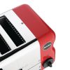 Rowlett Esprit 2 Slot Toaster Traffic Red w/2 Additional Elements & Sandwich Cage