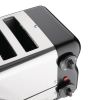 Rowlett Esprit 4 Slot Toaster Jet Black w/2x Additional Elements & Sandwich Cage