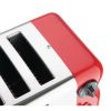 Rowlett Esprit 4 Slot Toaster Traffic Red w/2x Additional Elements & Sandwich Cage