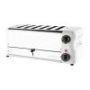 Rowlett Esprit Toaster White 6 Slot w/2x Additional Elements & Sandwich Cage