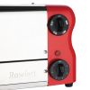 Rowlett Esprit 6 Slot Toaster Traffic Red w/2x Additional Elements & Sandwich Cage