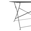 Bolero Pavement Style Folding Table Black 1100mm x 700mm