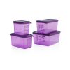 Araven Allergen Polypropylene 1/3 Gastronorm Food Container Purple 6Ltr