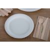 Fiesta Compostable Bagasse Plates Round 179mm (Pack of 50)