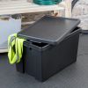 Wham Bam Recycled Storage Box & Lid Black