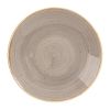 Churchill Stonecast Deep Coupe Plates Grey 255mm (Pack of 12)
