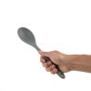 Vogue Silicone High Heat Cooking Spoon Grey