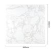 Bolero Square Marble Effect Tabletop White 600mm