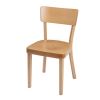 Fameg Plain Side Chairs Natural Beech (Pack of 2)