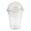 eGreen Flexy-Glass Recyclable Domed Lids For Half Pint and Hi-Ball Glasses With Hole 77mm (Pack of 1000)