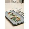 Olympia Mineral Rectangular Plates 228mm (Pack of 6)