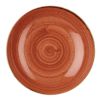 Churchill Stonecast Round Coupe Bowl Spiced Orange 315mm (Pack of 6)