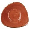 Churchill Stonecast Triangle Bowl Spiced Orange 265mm (Pack of 12)