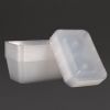 Fiesta Recyclable Plastic Microwavable Containers with Lid (Pack of 250)