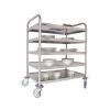 Craven 5 Tier General Purpose and Cleaning Trolley With Brakes