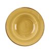 Churchill Stonecast Round Wide Rim Bowl Mustard Seed Yellow 240mm (Pack of 12)