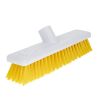 Jantex Hygiene Broom Soft Bristle Yellow 12in