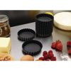 Matfer Bourgeat Exoglass Round Fluted Tartlet Mould 100mm (Pack of 12)