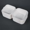 Fiesta Compostable Bagasse Burger Boxes with Side Ridges 152mm (Pack of 500)