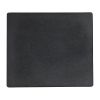 Churchill Alchemy Buffet Rectangular Melamine Tiles Black 258mm (Pack of 6)