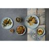 Churchill Vintage Prints Med Tiles Aquamarine Coupe Plates (Pack of 12)