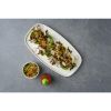 Churchill Chefs Plates White Walled Oblong Plates (Pack of 12)