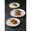 Churchill Isla White Walled Plates (Pack of 6)