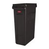 Rubbermaid Slim Jim Container With Venting Channels Brown 87Ltr