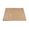 Bolero Pre-drilled Square Table Top Natural Ash Veneer 700mm