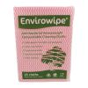 EcoTech Envirowipe Antibacterial Compostable Cleaning Cloths Red (25 Pack)