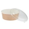 Colpac Recyclable Kraft Salad Pots With Lid (Pack of 150)