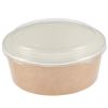 Colpac Recyclable Kraft Salad Pots With Lid (Pack of 150)