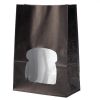 Colpac Recyclable Paper Sandwich Bags With Window Black (Pack of 250)
