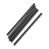 Fiesta Compostable Paper Smoothie Straws Black (Pack of 250)