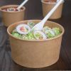 Fiesta Compostable Round Kraft Salad Bowls (Pack of 300)