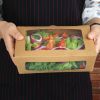 Fiesta Compostable Salad Box with PLA Window (Pack of 200)
